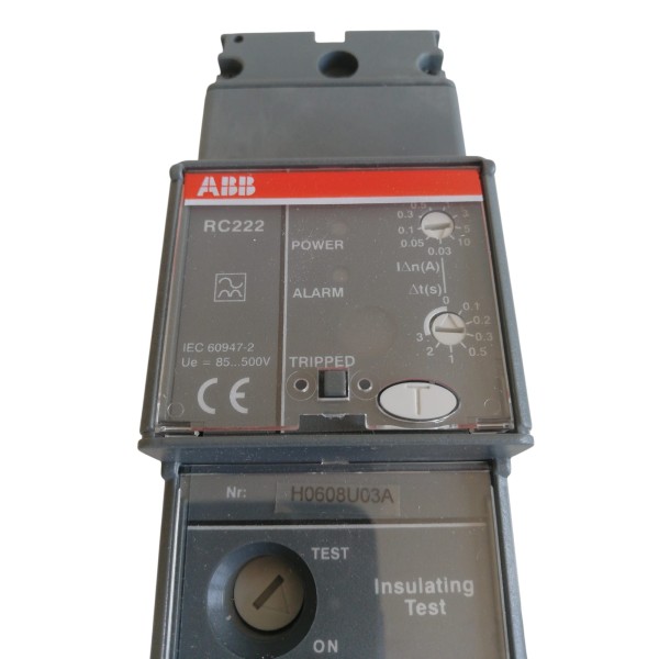 Abb rc222//1 abgesenkte Differentialauslösung T1 4p fest 1sda053869r1